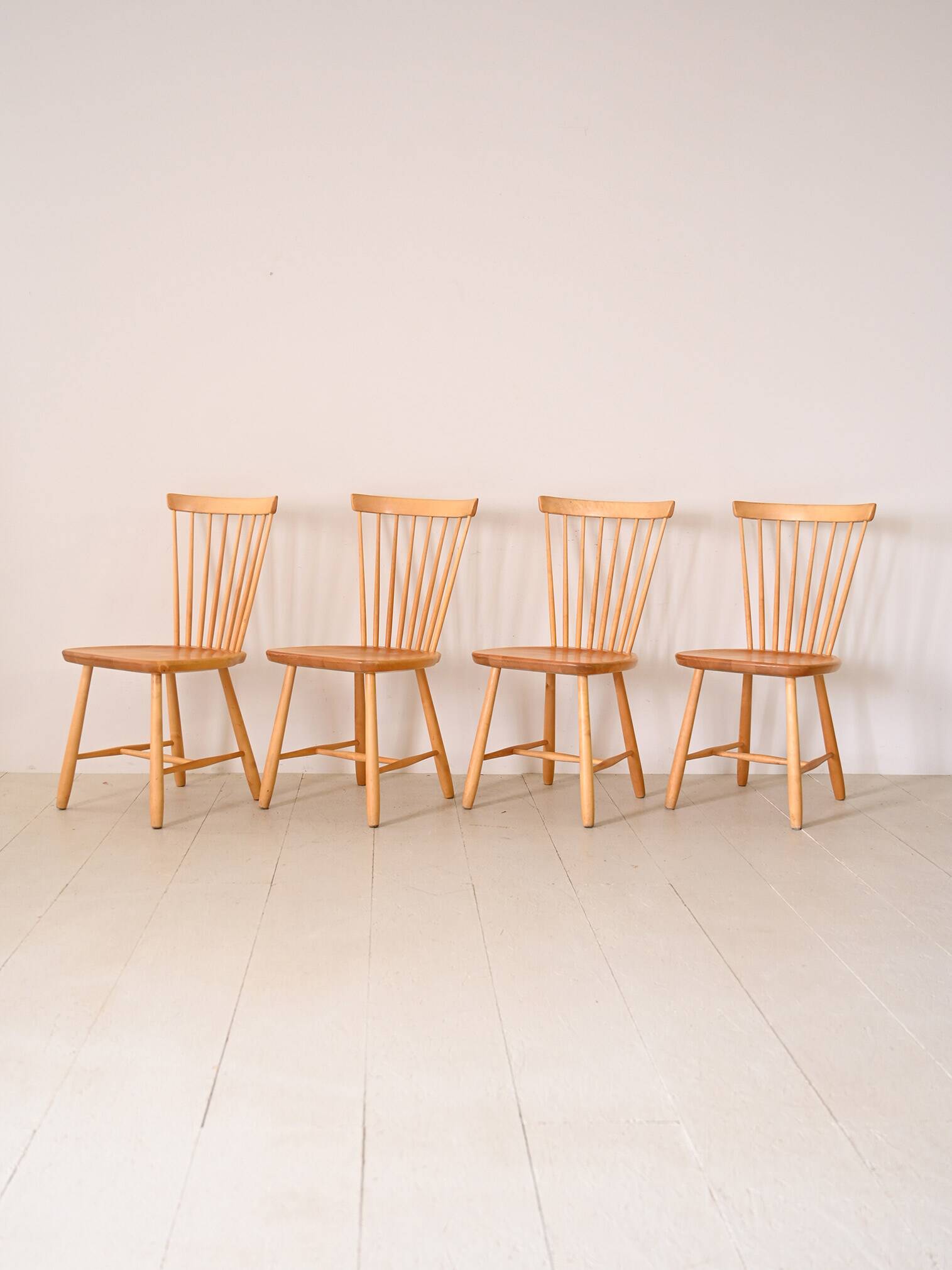 Set of 4 chairs by Carl Malmsten "Lilac Aland"