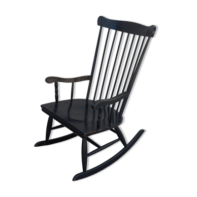 Rocking chair fauteuil à bascule 1950 vintage