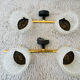 Pair of Arlus wall lamps in Murano glass vintage