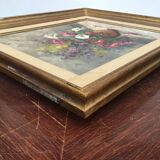 flower vase of a bouquet. Oil on canvas signed by Jean-Jacques Foulon (1923-1980)