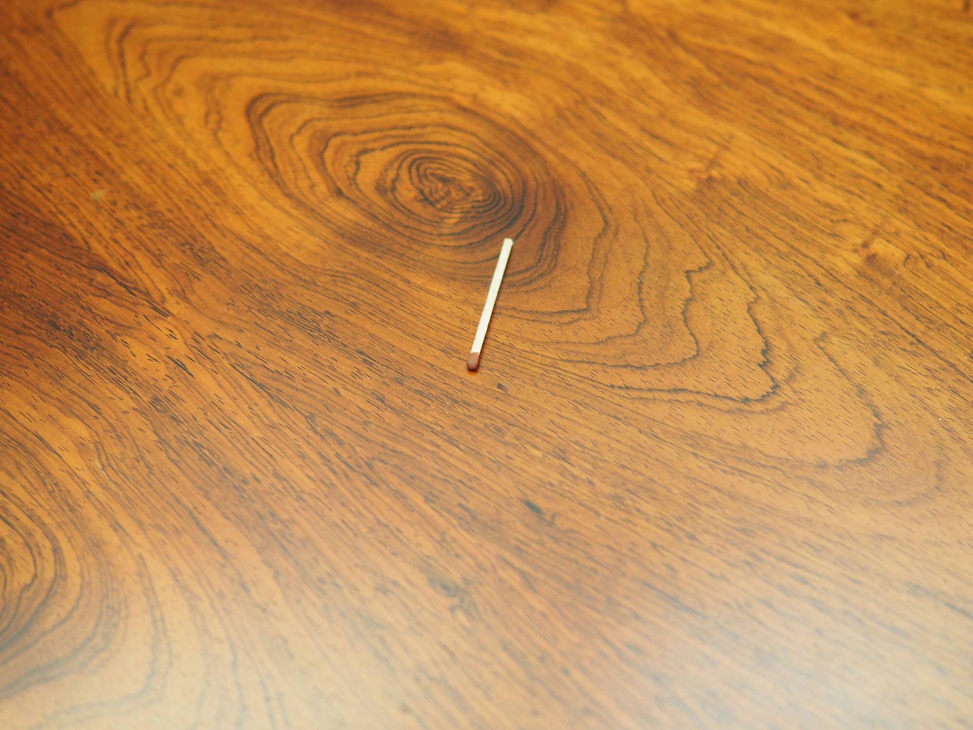 Oval rosewood table, 1950s, Danish design, designer: Arne Vodder, productio