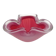 Murano Sommerso Opaline Red Bowl 16cm 882g