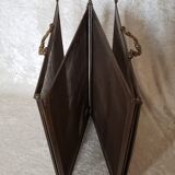 Brass and bronze steel firewall 4 panels XIX°