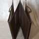 Brass and bronze steel firewall 4 panels XIX°