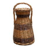 Panier vintage en osier et rotin
