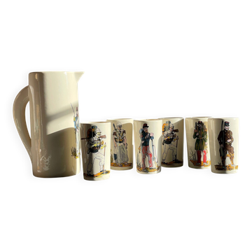 Vintage ceramic orangeade set