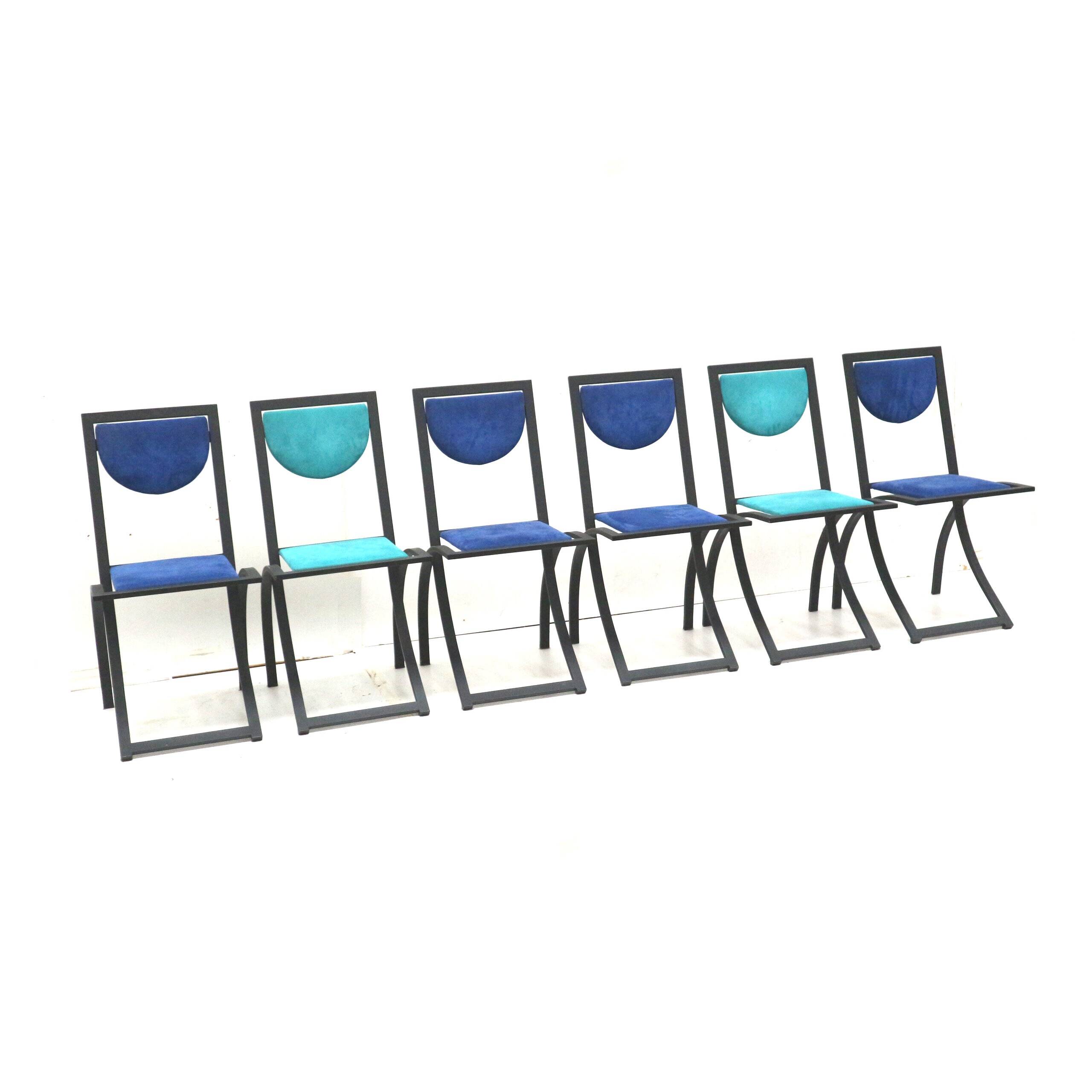 Ensemble de 6 chaises à manger par Karl Friedrich Förster pour KFF Design