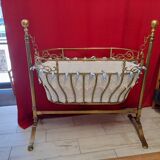 Old cot in brass 19th century
