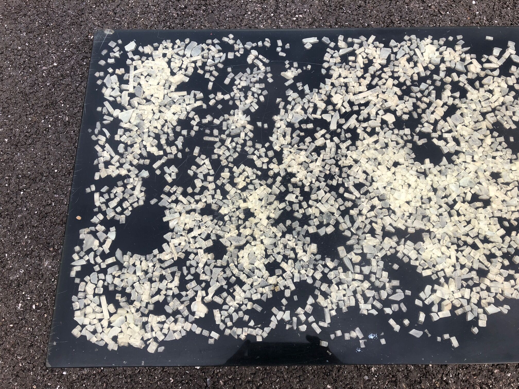 Table in resin Pierre Giraudon