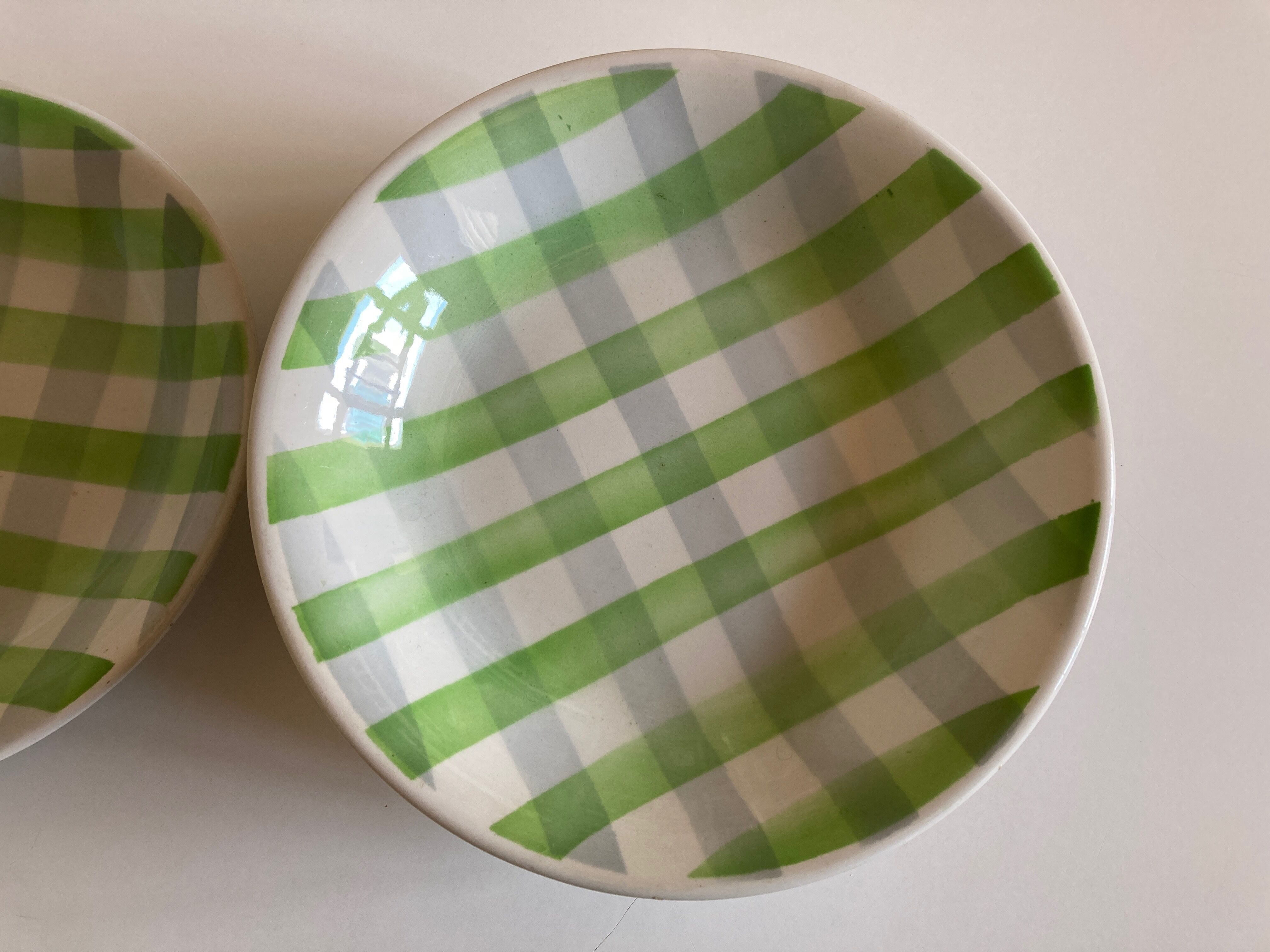 Set of 8 plates Croisette 1960 Badonwiller