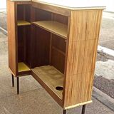 1950s wicker bar, height 108.5 cm