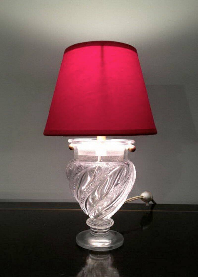 Small glass lamp