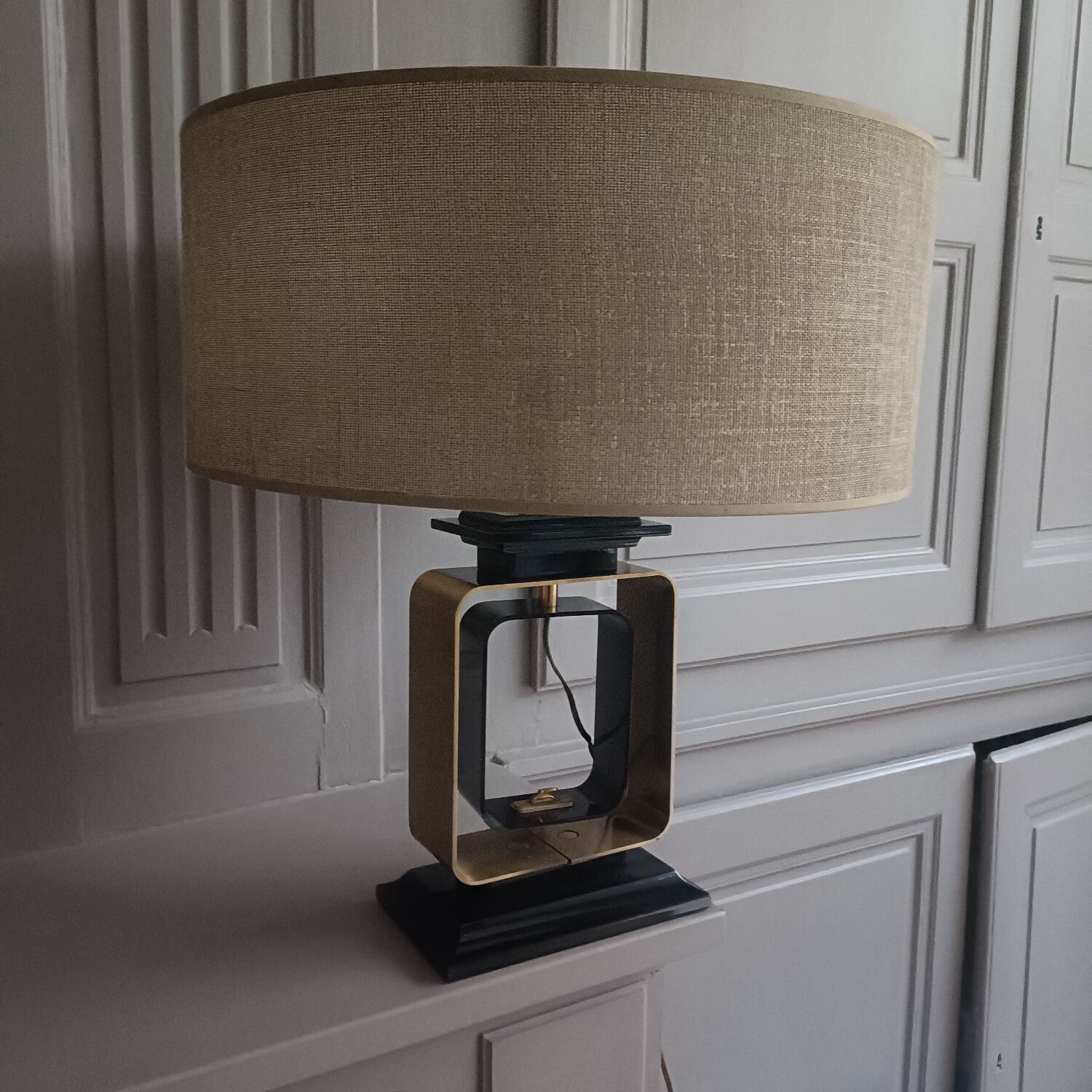 Vintage 70s graphic design lamp