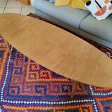 Oval scandinavian coffee table