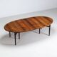 Arne Vodder oval dining table model 212 in rosewood Sibast Denmark 1960