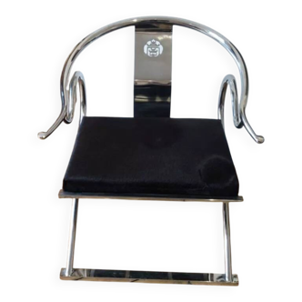 Contemporary design chrome chair