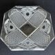 Vintage molded glass ashtray