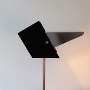 Black and metal adjustable floor lamp for Lyfa, 1960's