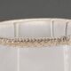 Louis XIV style 19th century silver or silver metal lamp with white lampshade