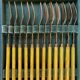 Set of 12 old dessert forks Leverrier Leduc & Cie