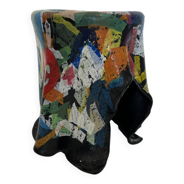 Tabouret en plastique recyclé de Bar & Knell, 1990