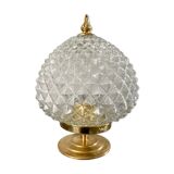 Table lamp diamond tip globe