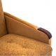 Midcentury modern yellow fabric bouclé sofa, Denmark, 1960s. After restoration.