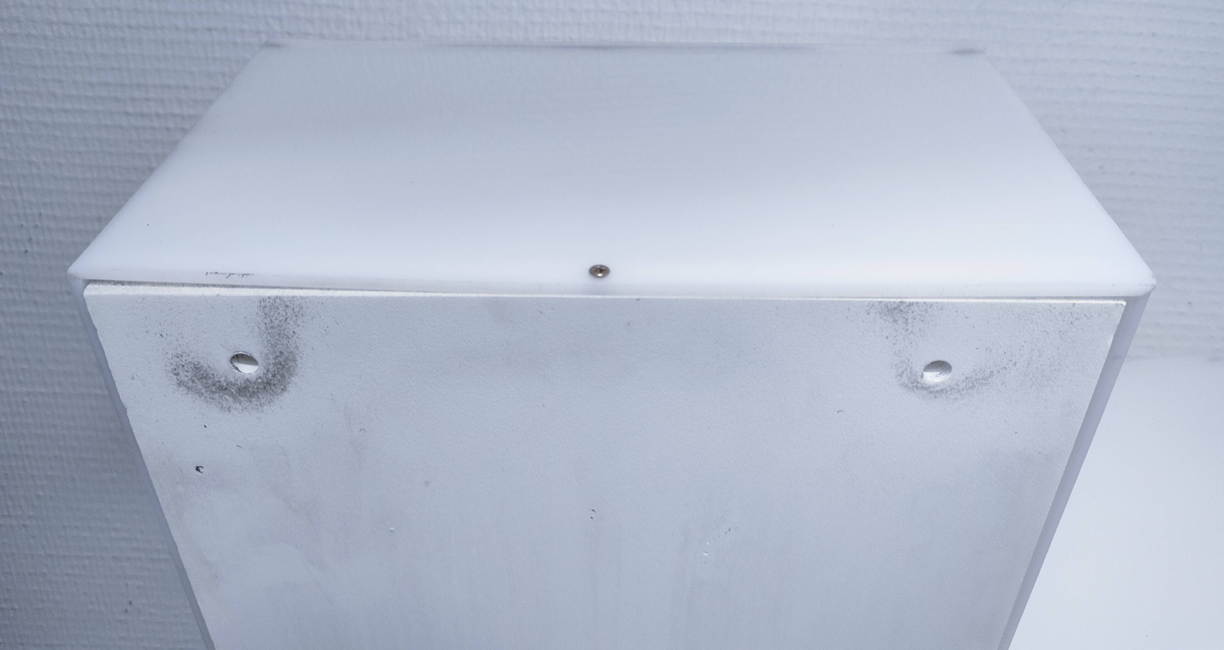 Letter lamp "D" plexiglass 80s