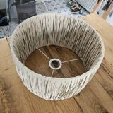 Raffia lampshade