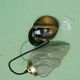 Art deco style glass suspension lamp lighting