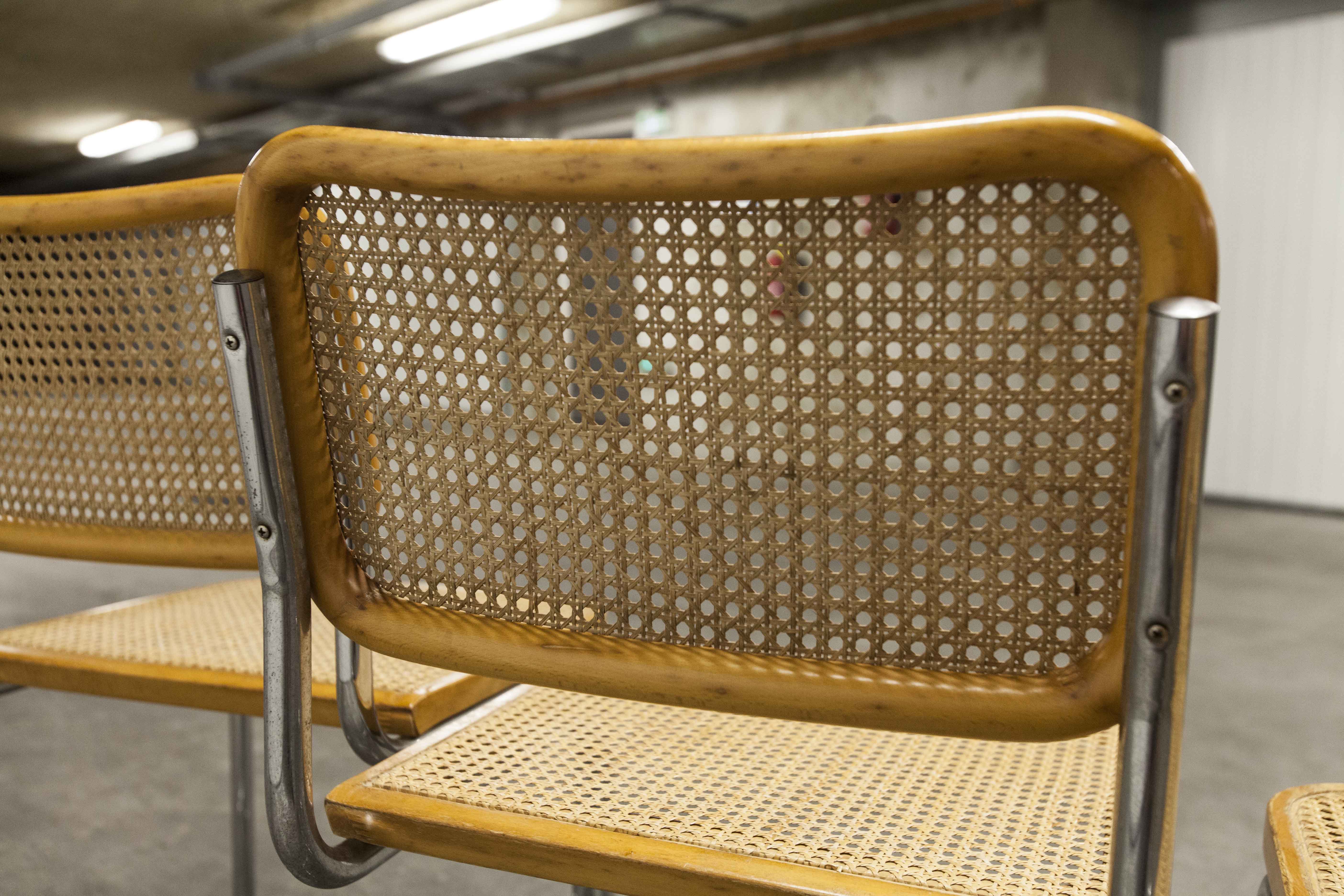 4 Breuer B32 chairs made in italy