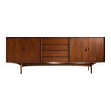 Vintage Scandinavian sideboard in brown teak
