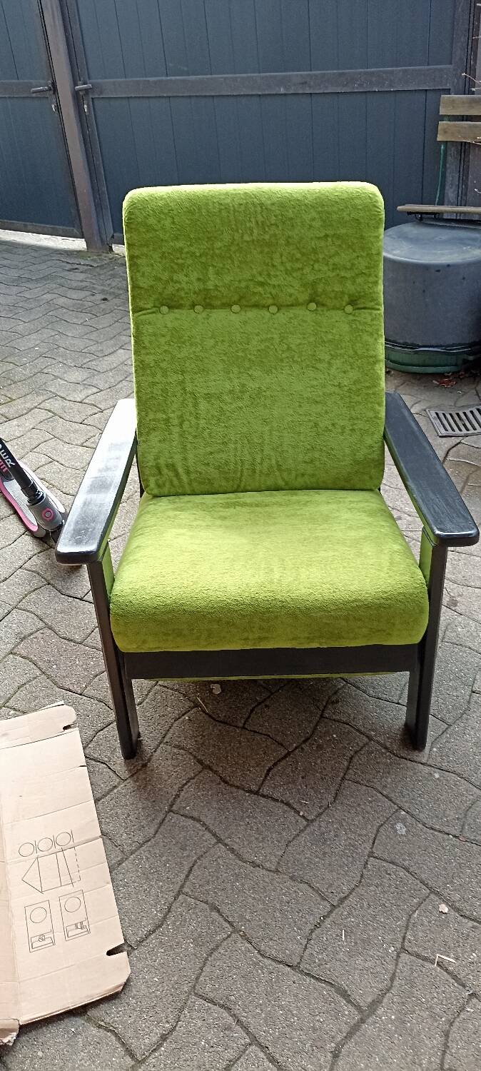 Vintage reclining armchair