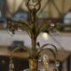 Sheet metal and tassel pendant attributed to Maison Jansen 1970s