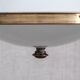 Two tone french antique pendant light