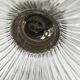 Paire de suspensions en verre holophane