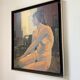 Oil painting of a naked woman