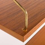 Poul Cadovius teak shelving wall unit with a bureau, Cado 1960s