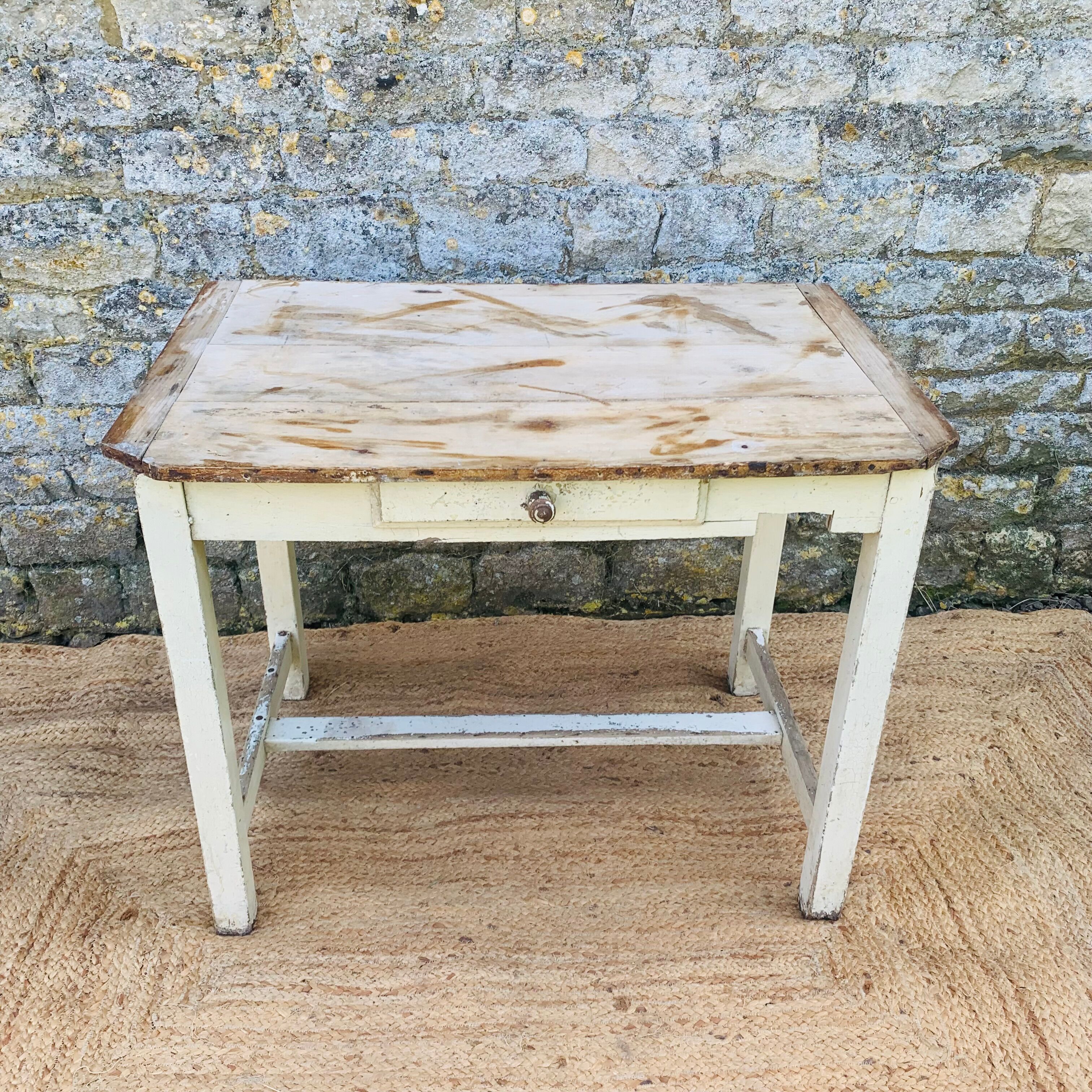 Old farmhouse table