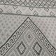Traditional white and green carpet handmade in pure wool