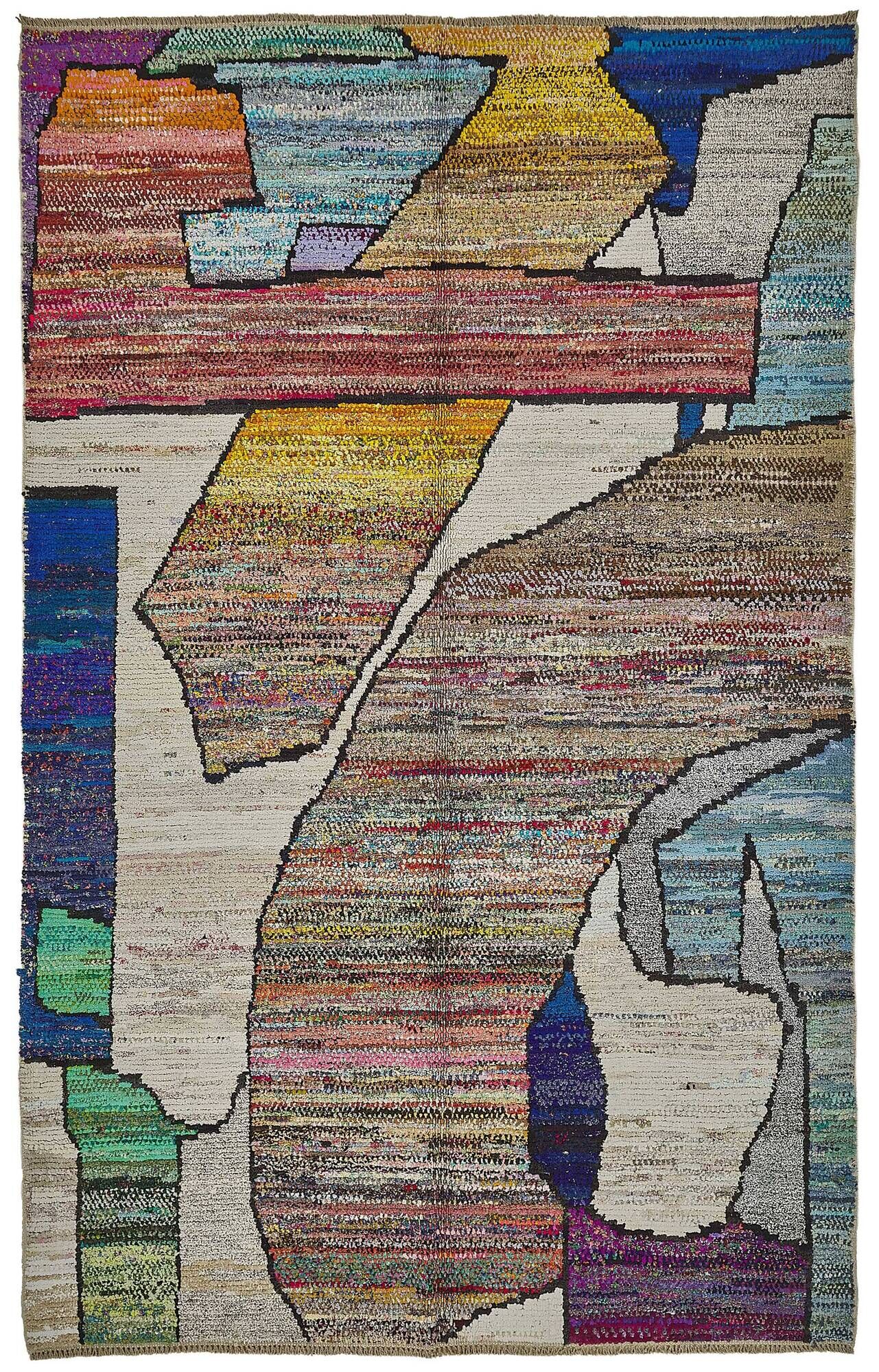Handwoven Turkish Recycled Boho Rug 200 cm x 310 cm
