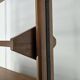 1960s teak floor/sky bookcase with shelves and compartment