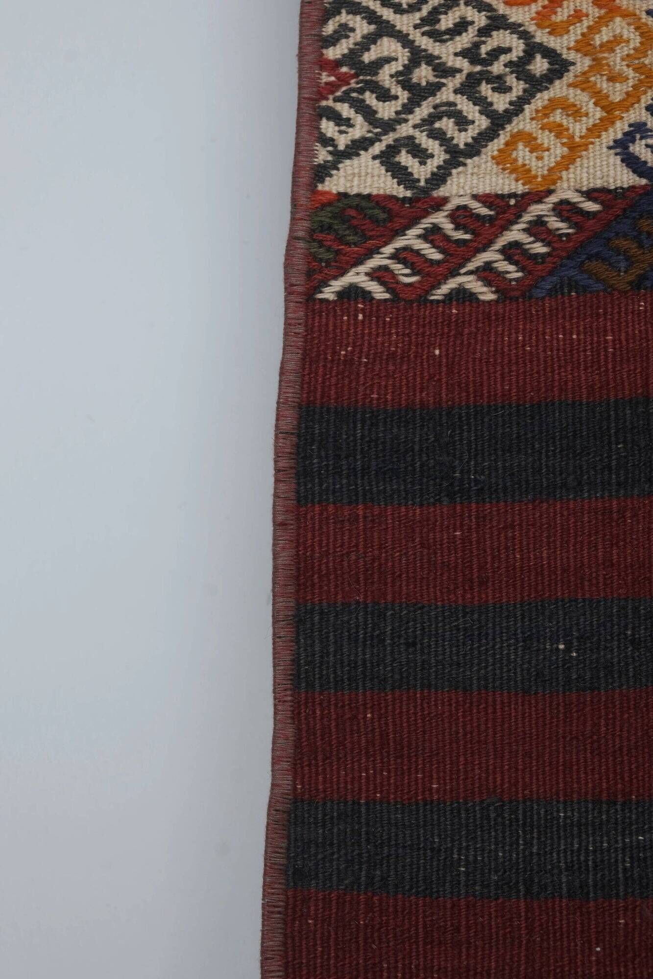 Vintage Turkish hallway rug 74x630 cm