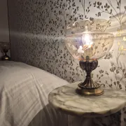 Pair of vintage Targetti bedside lamps - Candle bulb night lights