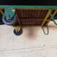 Coffee table, industrial trolley
