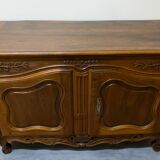 openwork Provençal credenza in walnut of the eighteenth century