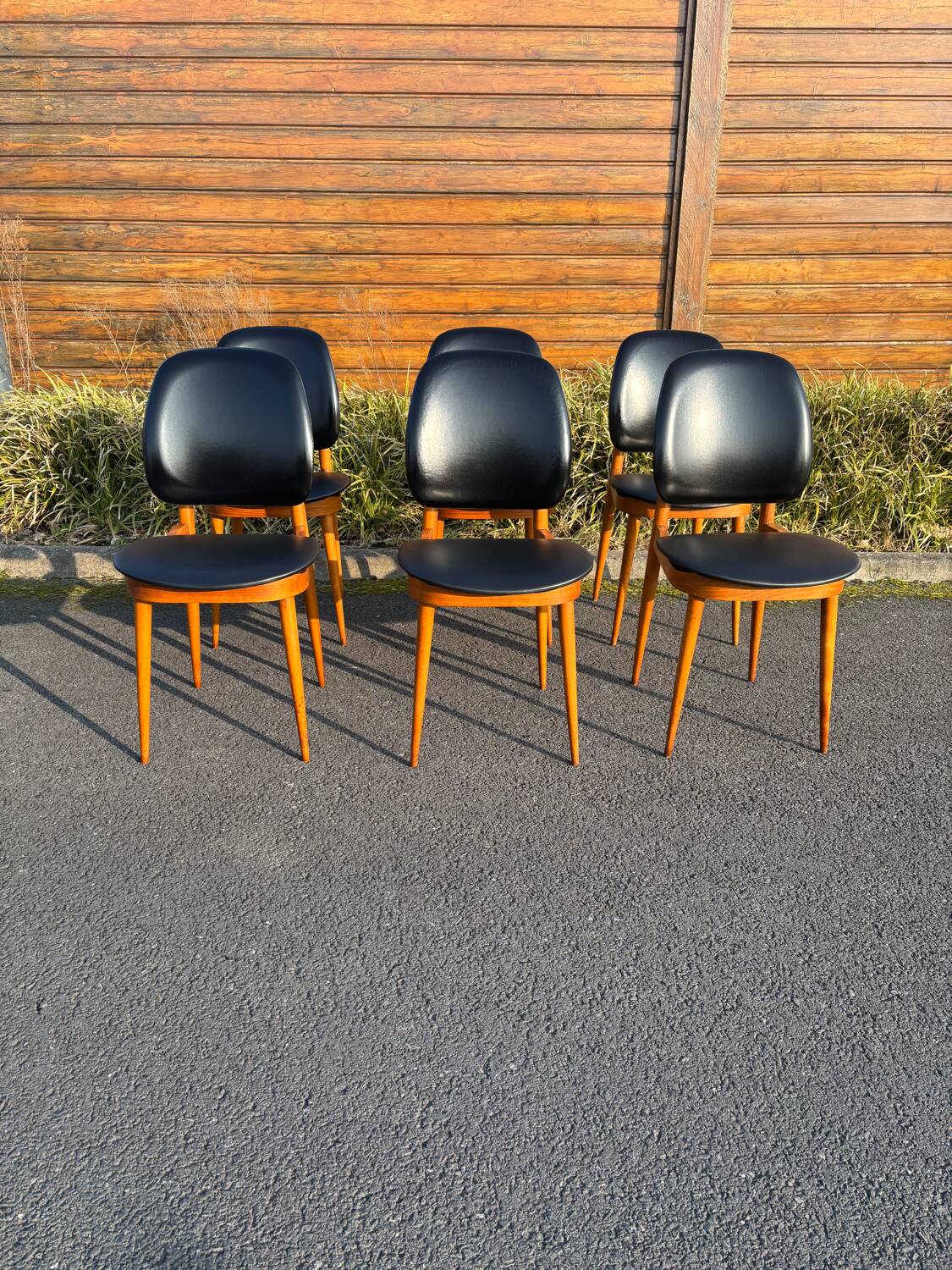 Set of 6 Baumann Pegasus chairs