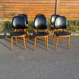 Set of 6 Baumann Pegasus chairs