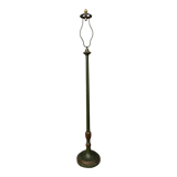Lampadaire en bois laqué vert et doré style Empire vers 1900