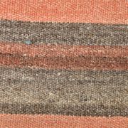 Tapis kilim turc saumon et marron 4x5, 134x164 cm